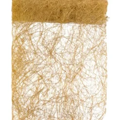 Chemin De Table En Abaca Or 30Cm