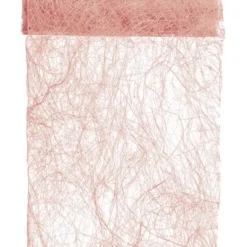 Chemin De Table En Abaca Rose 30Cm