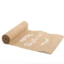 Chemin De Table En Jute Bapt Me 26 Cm X 5 M Tres