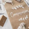 Chemin De Table En Jute Communion