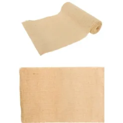 Chemin De Table En Jute Fil D'Or