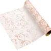 Chemin De Table En Organza Arabesque Rose Gold