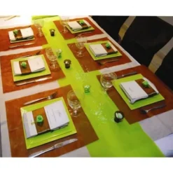 Chemin De Table En Tissu Intiss