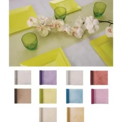 Chemin De Table En Tulle Paillet