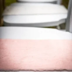 Chemin De Table Fourrure Rose