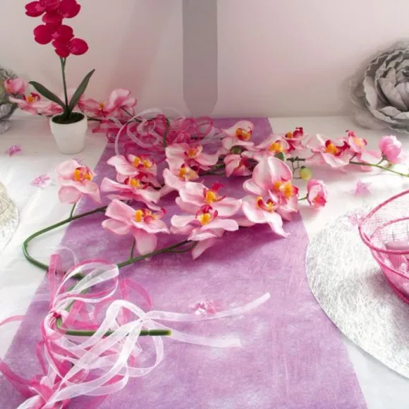 Chemin De Table Fuchsia Fanon 5Mx30Cm