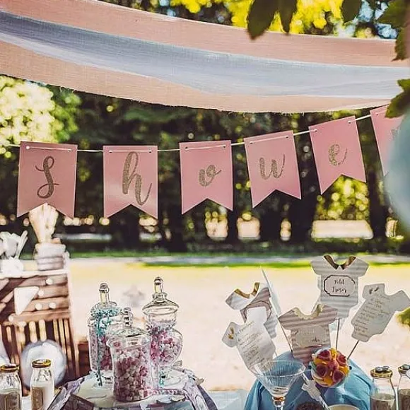 Chemin De Table Gaze De Coton Bleu Ciel