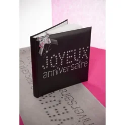 Chemin De Table Joyeux Anniversaire Blanc