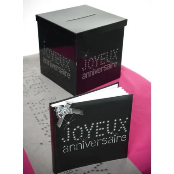 Chemin De Table Joyeux Anniversaire Blanc