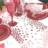 Chemin De Table Mariage Avec Coeur Rouge 26Cm X 3M