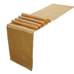 Chemin De Table Mariage En Satin Or 36Cm X 9 M Tres
