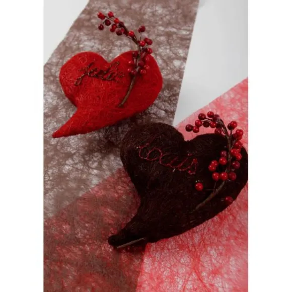 Chemin De Table Mariage Gris Fanon 30 Cm X 5 M Tres