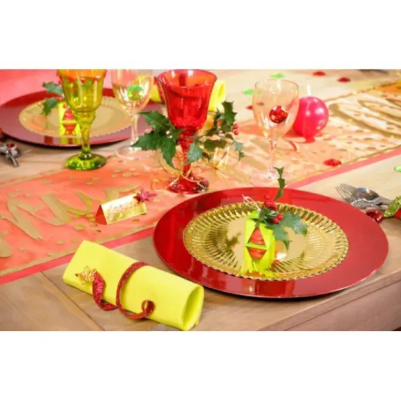 Chemin De Table Mariage Intisse Bleu Marine