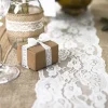 Chemin De Table Mariage Jute Et Dentelle