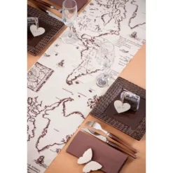 Chemin De Table Mariage Theme Voyage