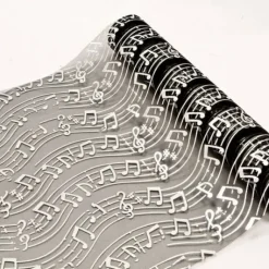 Chemin De Table Note De Musique Noire