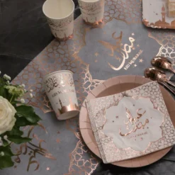 Chemin De Table Oriental Rose Gold