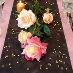 Chemin De Table Pas Cher Intisse 25 M Tres Noir