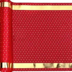 Chemin De Table Passe Partout Pois Rouge 28Cm X 3 M Tres