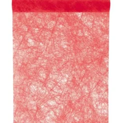 Chemin De Table Rouge Fanon 30 Cm X 5 M Tres