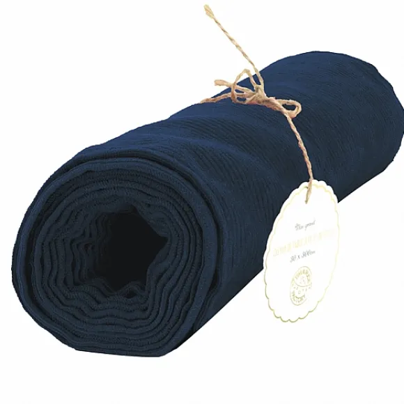 Chemin De Table Velours Bleu Marine 3M X 30 Cm