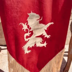 Chemin De Table Velours Drapeau Royal