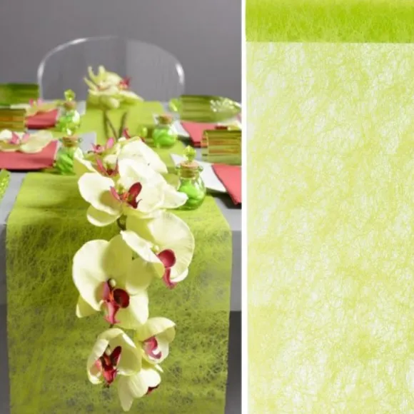 Chemin De Table Vert Anis Fanon 5Mx30Cm