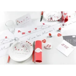 Chemin De Table Vive Les Mari S Pas Cher