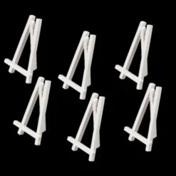 Chevalet De Table Pas Cher En Bois Blanc 8Cm X 6 Pi Ces
