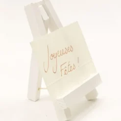 Chevalet En Bois 10Cm Blanc