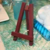 Chevalet En Bois 10Cm Bordeaux