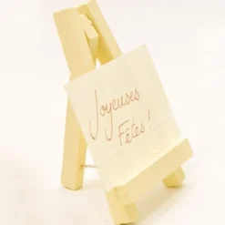 Chevalet En Bois 10Cm Ivoire