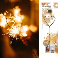 Cierge Magique Coeur Dor