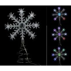 Cimier De Sapin Lumineux Paillet