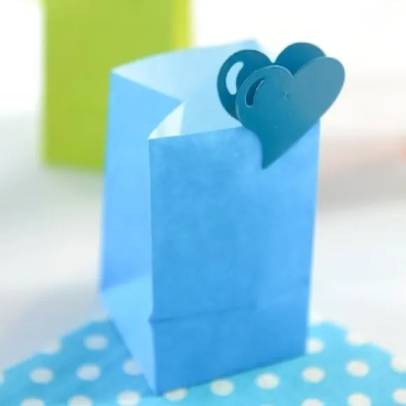 Coeur M Tal Sur Pince Turquoise X4