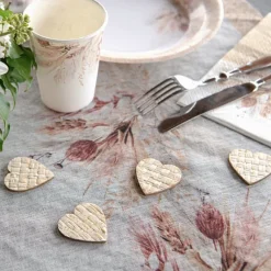 Coeur Mariage Romance En Osier X10 Pi Ces