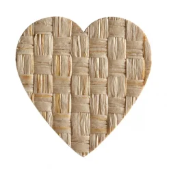 Coeur Mariage Romance En Osier X10 Pi Ces