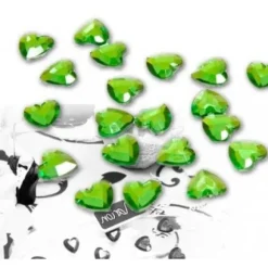 Coeur Strass Pour Déco De Table X 30 Pi Ces