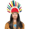 Coiffe D'Indien 14 Plumes Multicolore