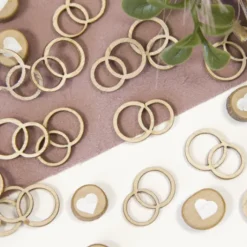 Confettis De Table Alliance En Bois X 24