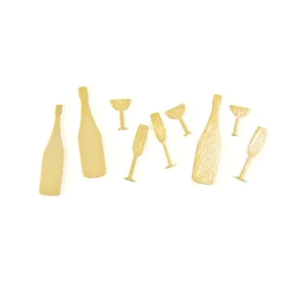 Confettis De Table Champagne Or