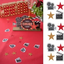 Confettis De Table Hollywood X 50 Pi Ces