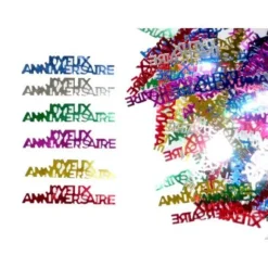 Confettis De Table Joyeux Anniversaire