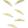 Confettis De Table Joyeux Anniversaire Or X 6 Pi Ces