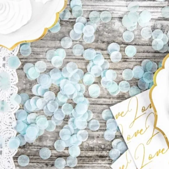 Confettis De Table Mariage Rond Vert Anis X 15Gr