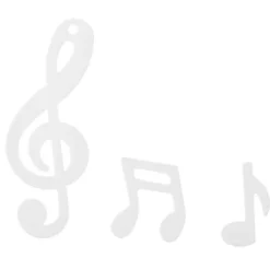 Confettis De Table Mariage Musique Blanc