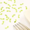 Confettis De Table Mariage Musique Vert Anis