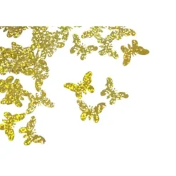 Confettis De Table Mariage Papillon Or