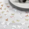 Confettis De Table Papillon Blanc Iris