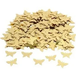 Confettis De Table Papillon Or